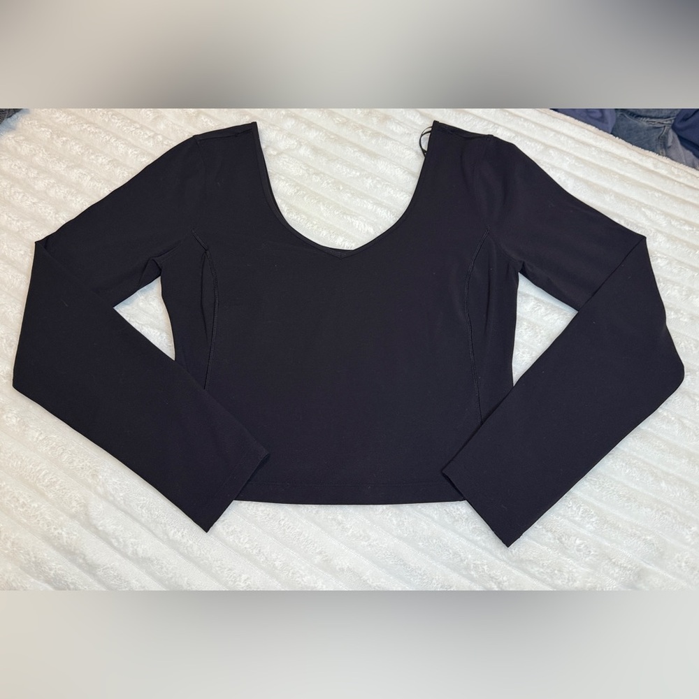 Lululemon Align Black Long-Sleeve Shirt Size 6